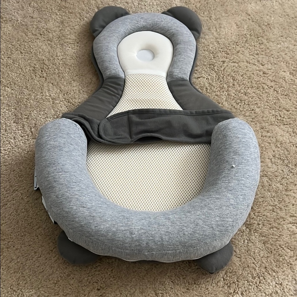 Cozy Gray Infant Support Pillow